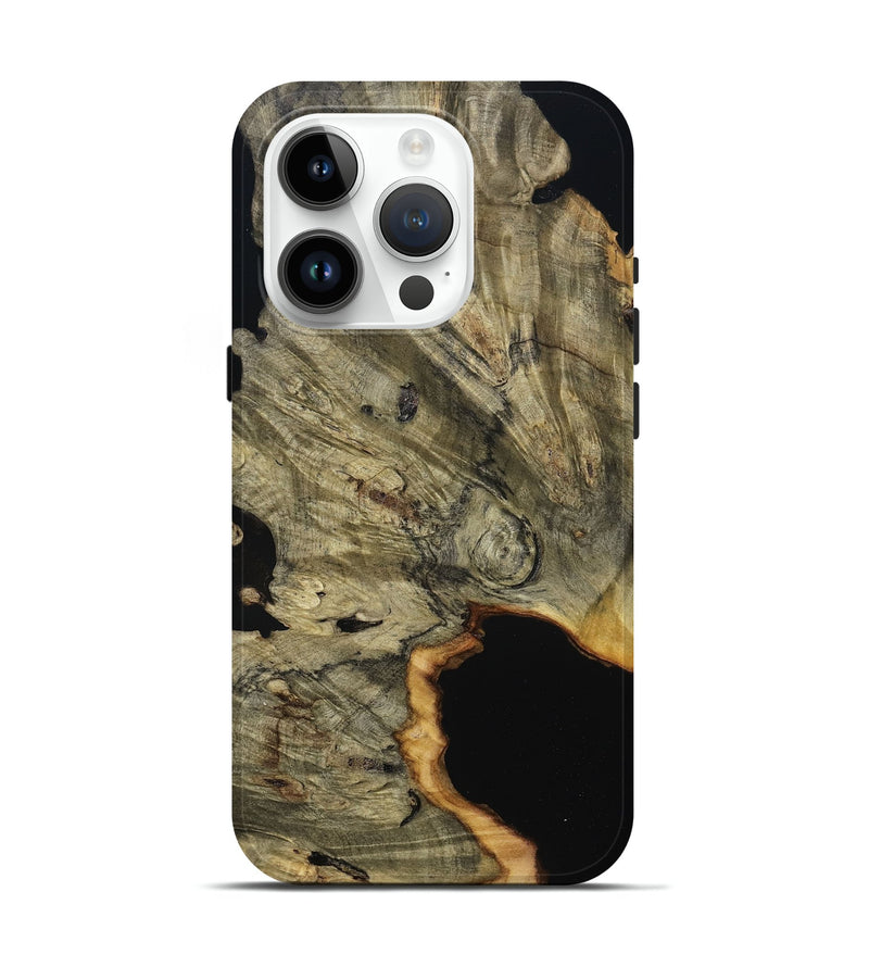 iPhone 15 Pro Wood Live Edge Phone Case - Major (Wood Burl, 785730)