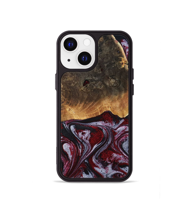 iPhone 13 mini Wood Phone Case - Javion (Red, 785854)