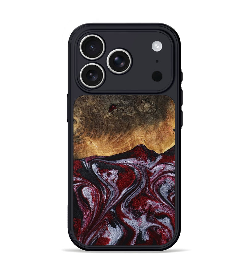 iPhone 17 Pro Wood Phone Case - Javion (Red, 785854)