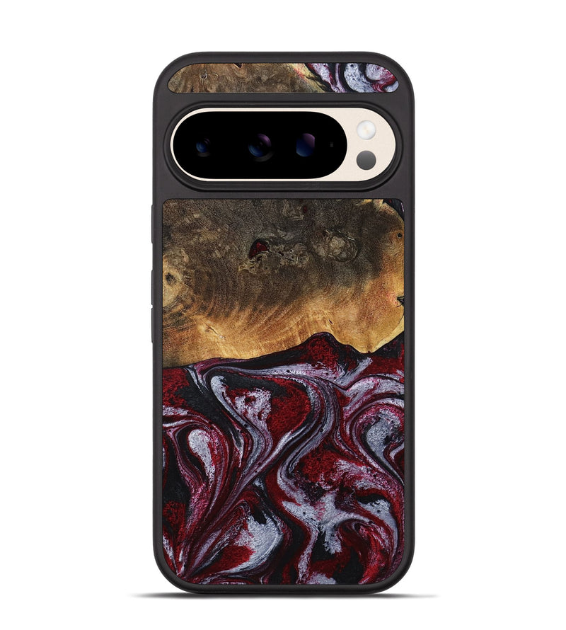 Pixel 10 Pro Wood Phone Case - Javion (Red, 785854)