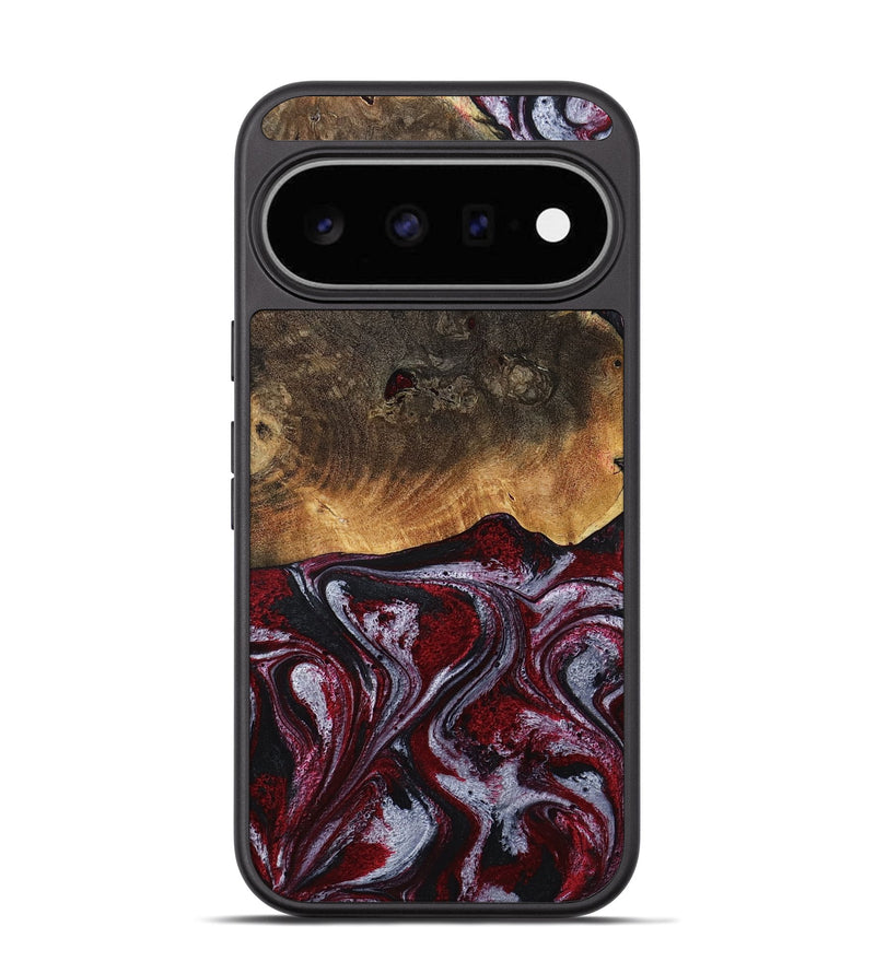 Pixel 11 Wood Phone Case - Javion (Red, 785854)