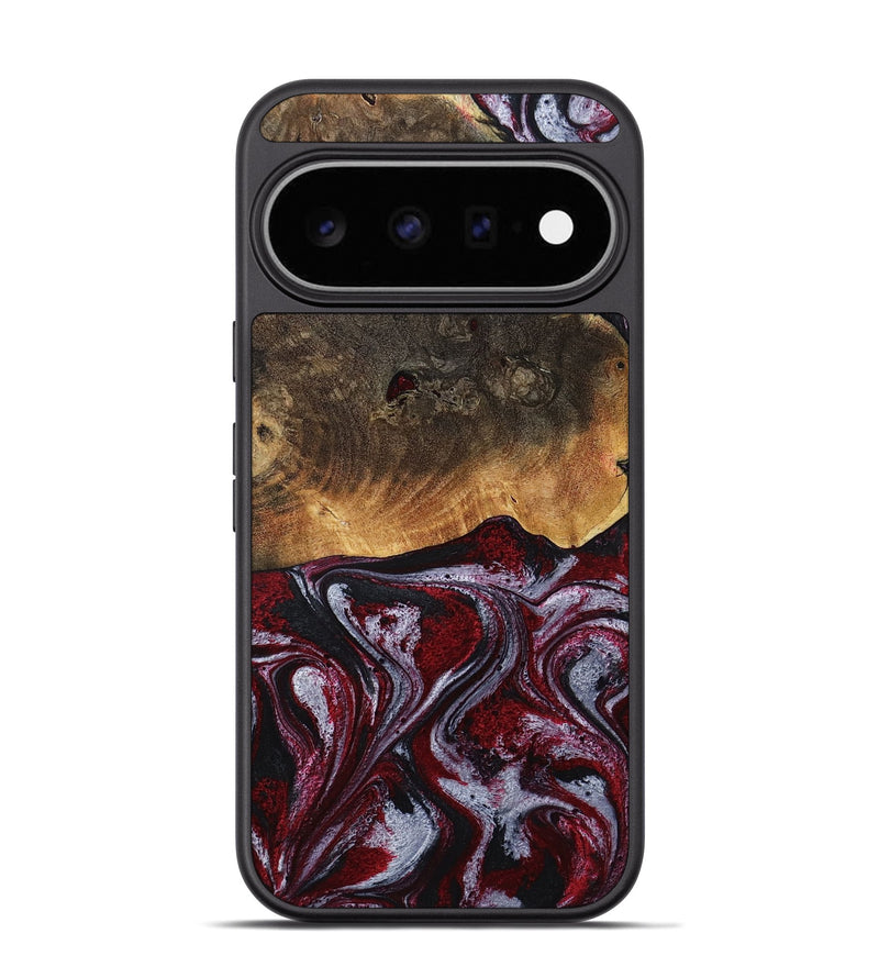 Pixel 11 Pro Wood Phone Case - Javion (Red, 785854)