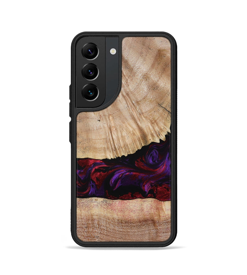 Galaxy S22 Wood Phone Case - Sampson (Purple, 785884)