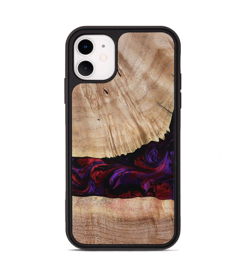 iPhone 11 Wood Phone Case - Sampson (Purple, 785884)