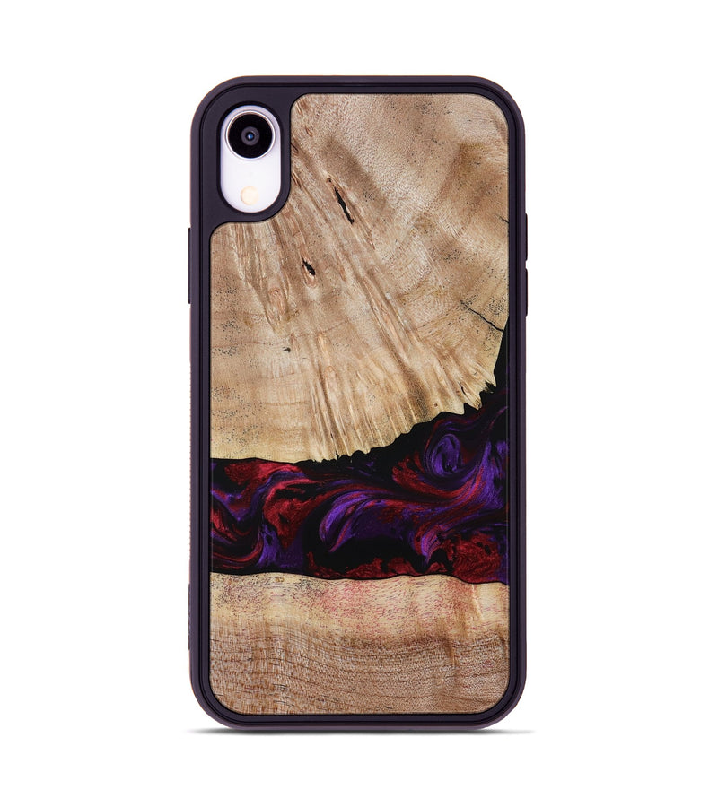 iPhone Xr Wood Phone Case - Sampson (Purple, 785884)