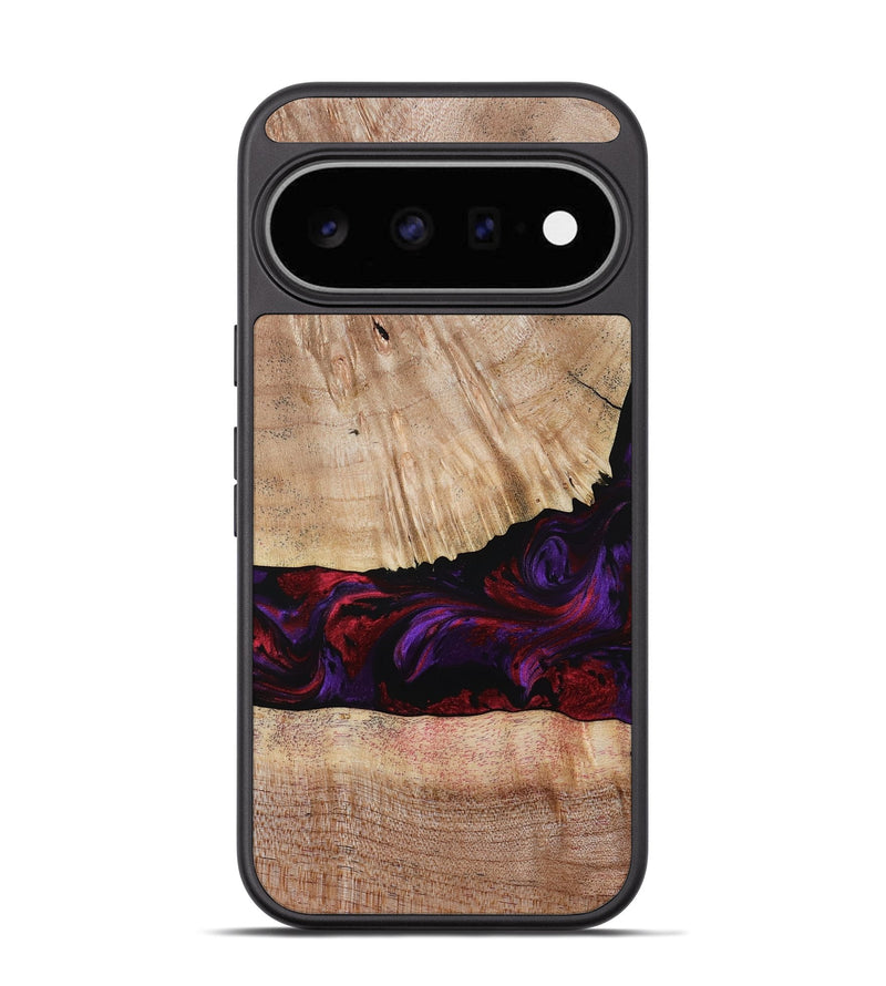 Pixel 11 Wood Phone Case - Sampson (Purple, 785884)