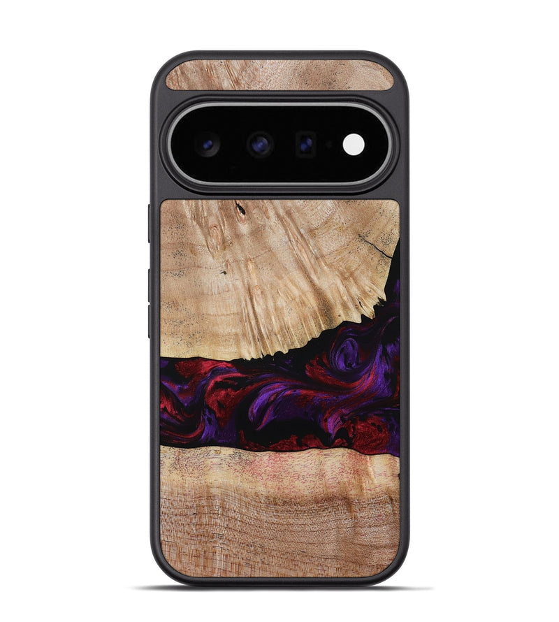 Pixel 11 Pro Wood Phone Case - Sampson (Purple, 785884)