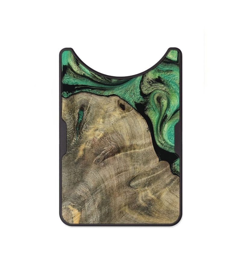 Alloy Wood Wallet - Shea (Green, 785958)