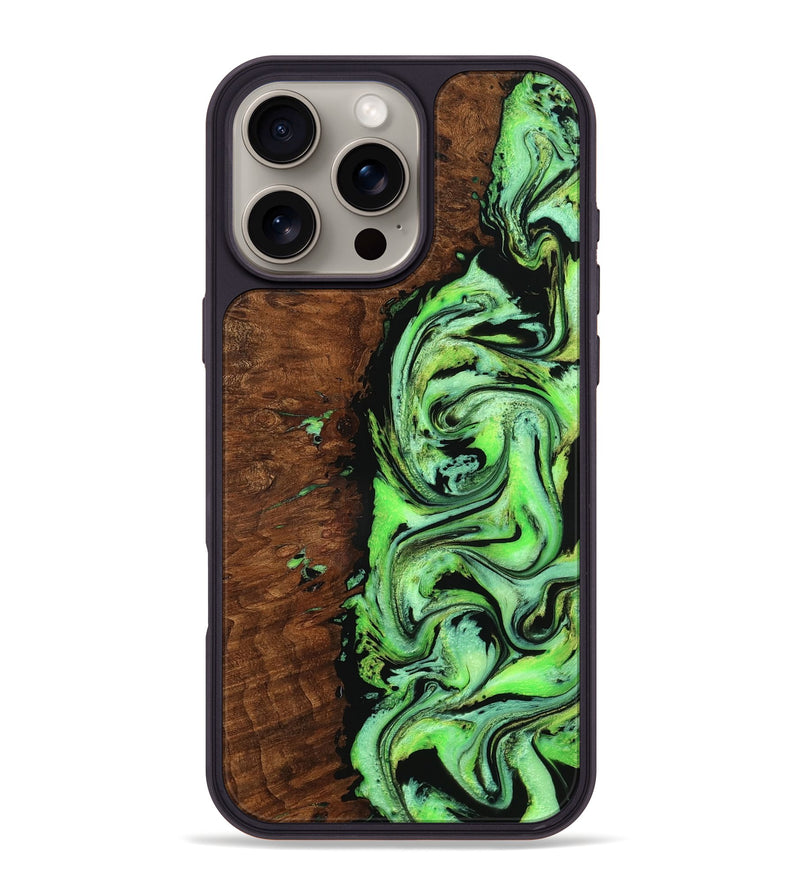 iPhone 16 Pro Max Wood Phone Case - Matheo (Ombre, 785959)