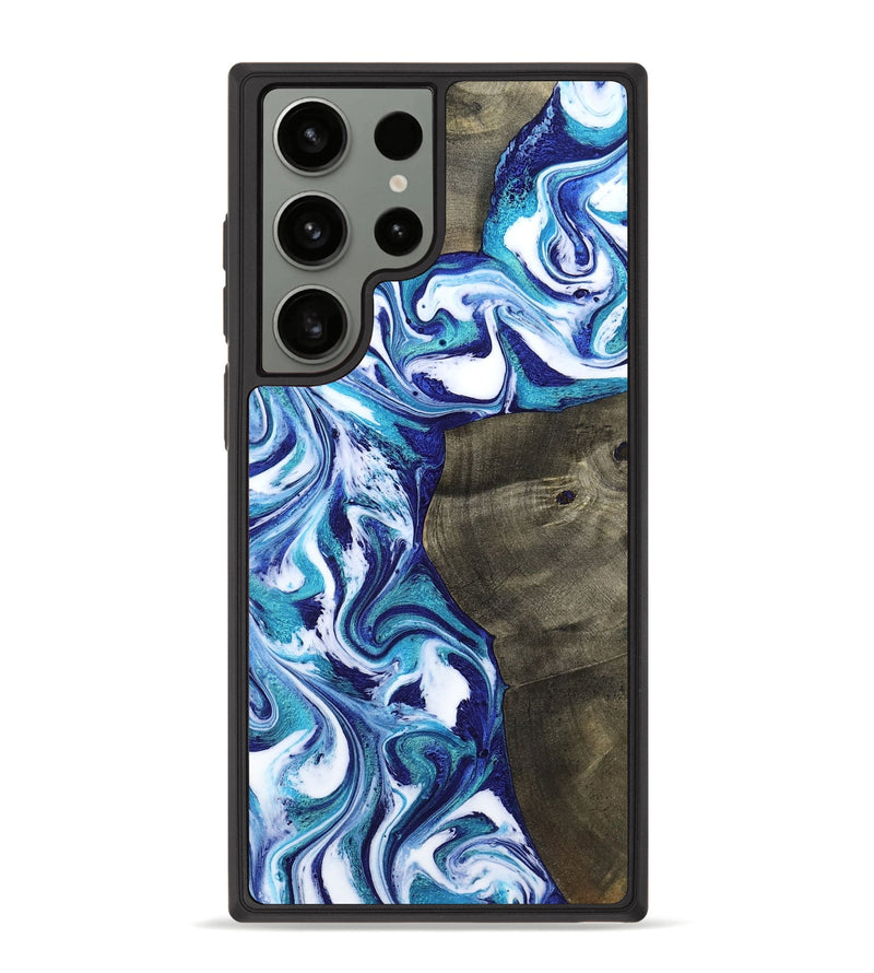 Galaxy S23 Ultra Wood Phone Case - Geralyn (Blue, 785983)