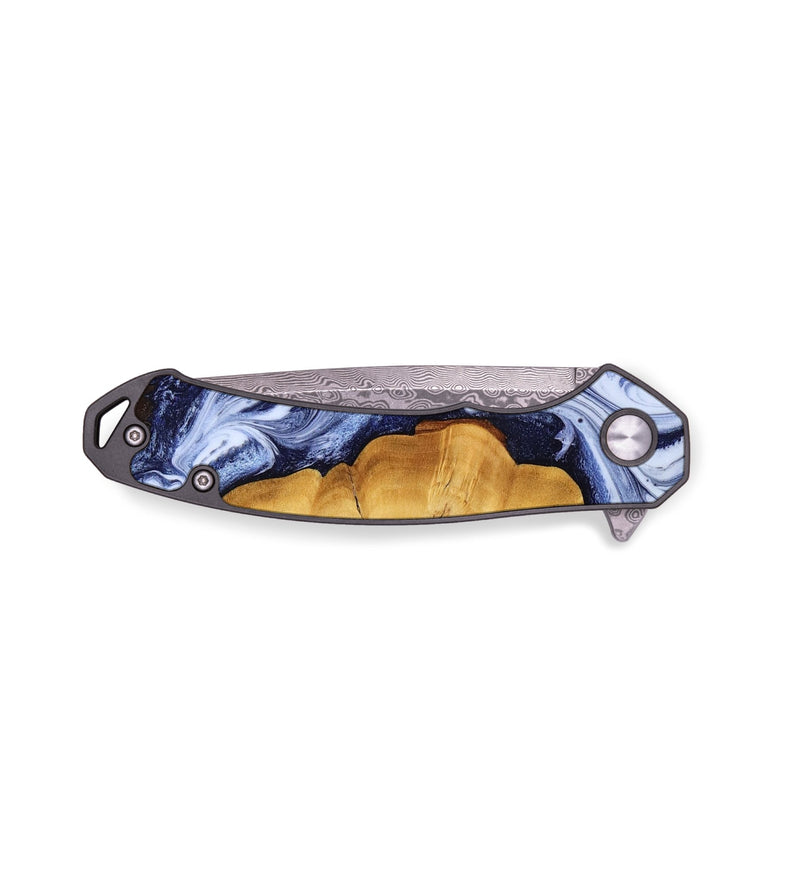 EDC Wood Pocket Knife - Mellie (Blue, 786006)