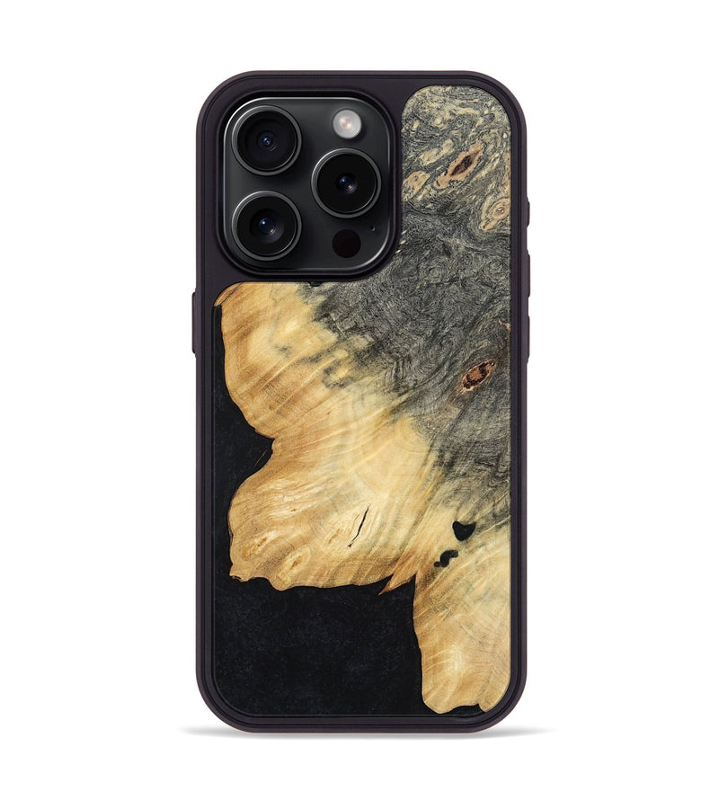 iPhone 15 Pro Wood Phone Case - Chosen (Wood Burl, 786017)