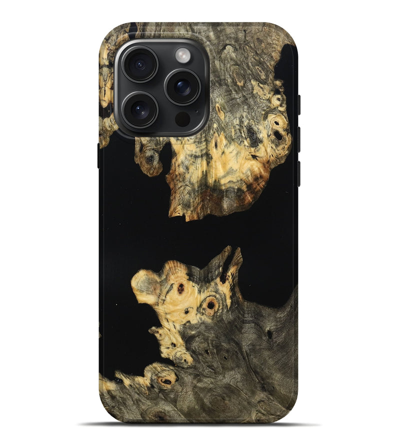 iPhone 16 Pro Max Wood Live Edge Phone Case - Aden (Wood Burl, 786197)