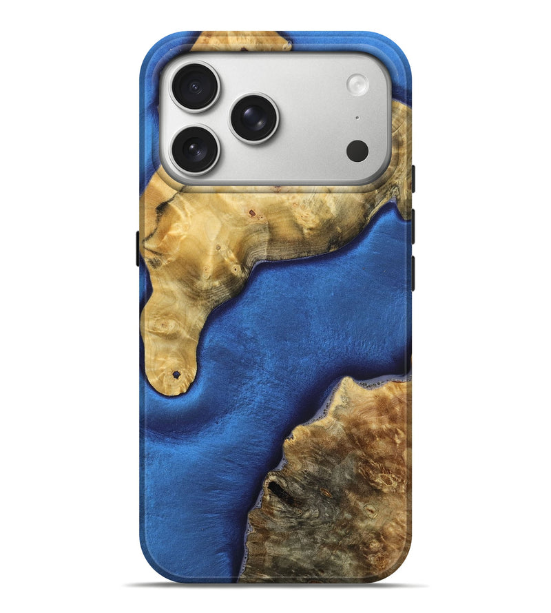 iPhone 17 Pro Max Wood Live Edge Phone Case - Saundra (Coastal, 786201)