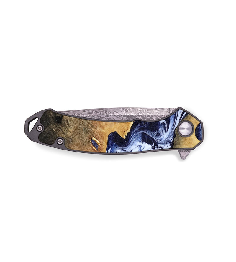 EDC Wood Pocket Knife - Vince (Blue, 786293)
