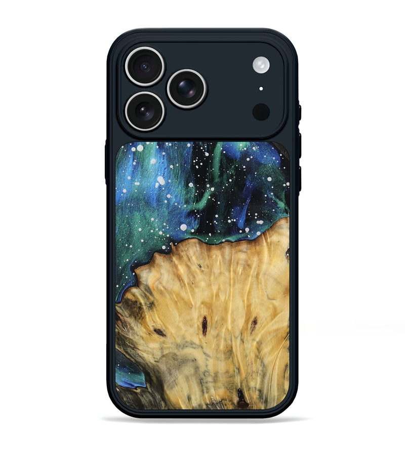 iPhone 17 Pro Max Wood Phone Case - Beryl (Cosmos, 786399)