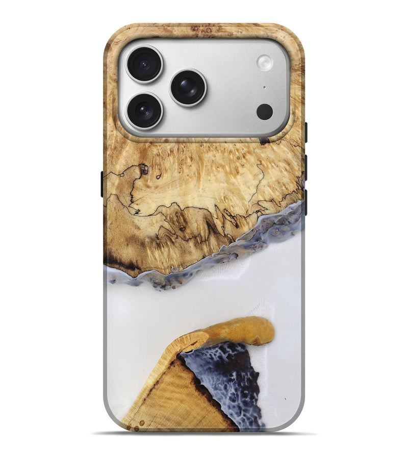 iPhone 17 Pro Max Wood Live Edge Phone Case - Aila (Clear, 786414)