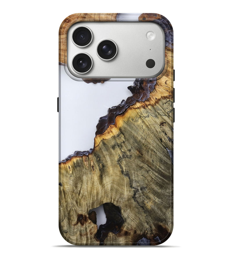 iPhone 17 Pro Max Wood Live Edge Phone Case - Kamora (Clear, 786428)