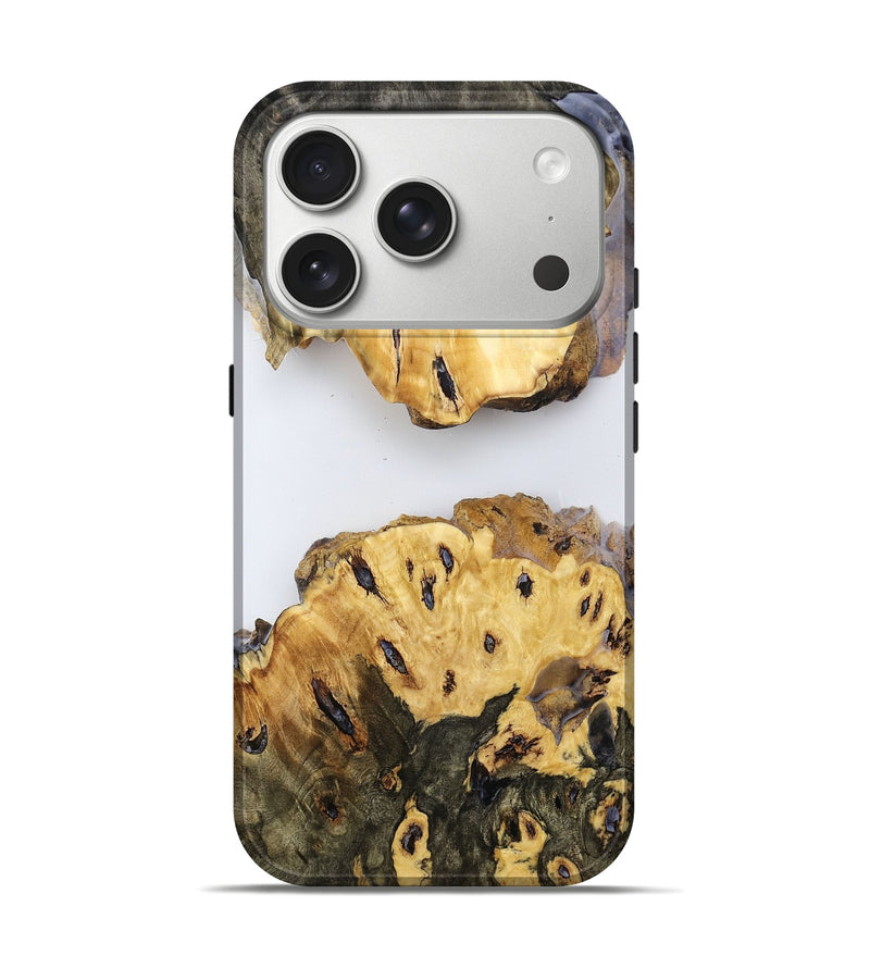 iPhone 17 Pro Wood Live Edge Phone Case - Warner (Clear, 786435)