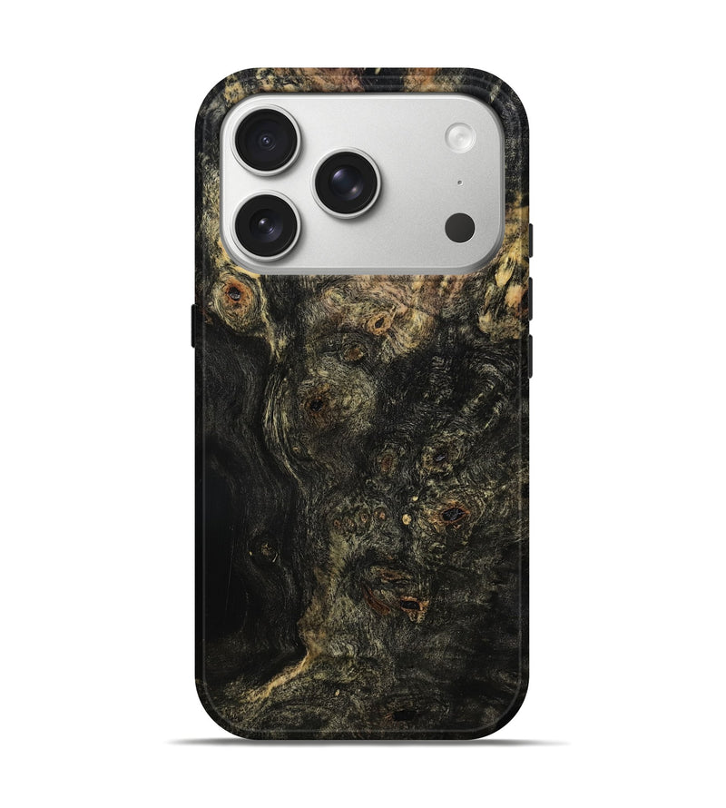 iPhone 17 Pro Wood Live Edge Phone Case - Marlys (Wood Burl, 786436)