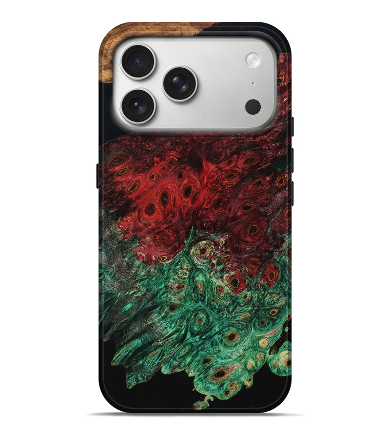 iPhone 17 Pro Max Wood Live Edge Phone Case - Amiya (Wood Burl, 786445)