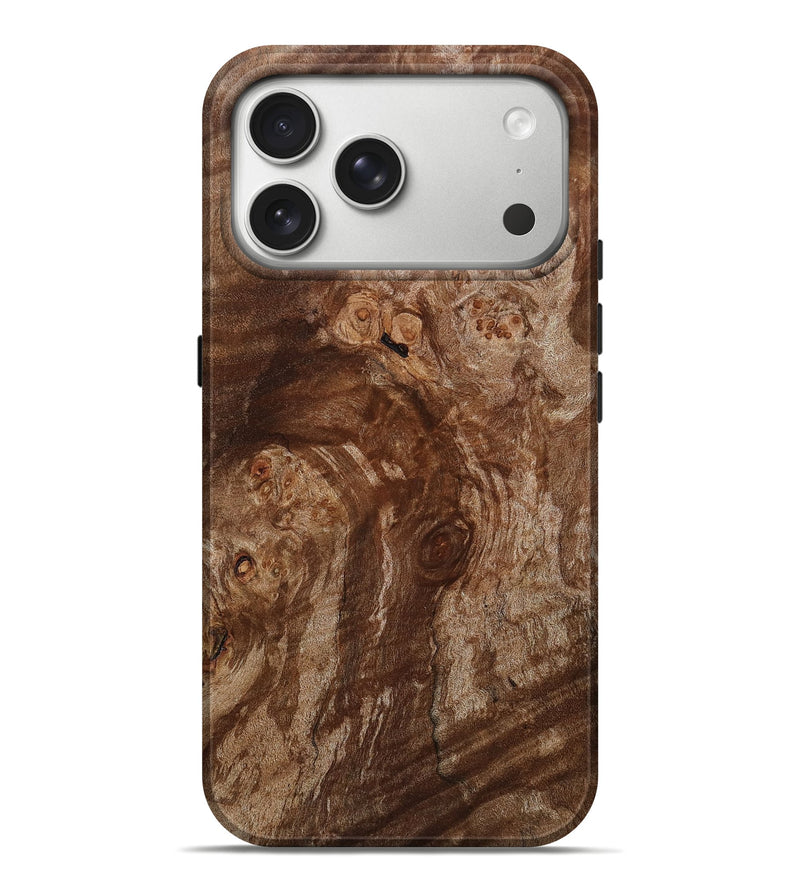 iPhone 17 Pro Max Wood Live Edge Phone Case - Clarisa (Wood Burl, 786446)