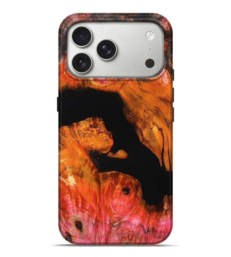 iPhone 17 Pro Max Wood Live Edge Phone Case - Roswell (Wood Burl, 786460)