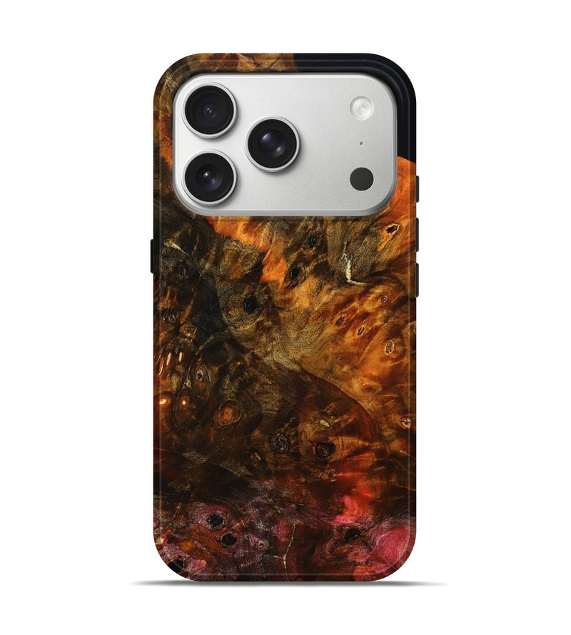 iPhone 17 Pro Wood Live Edge Phone Case - Kadin (Wood Burl, 786462)