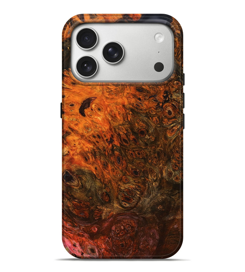 iPhone 17 Pro Max Wood Live Edge Phone Case - Lettie (Wood Burl, 786464)