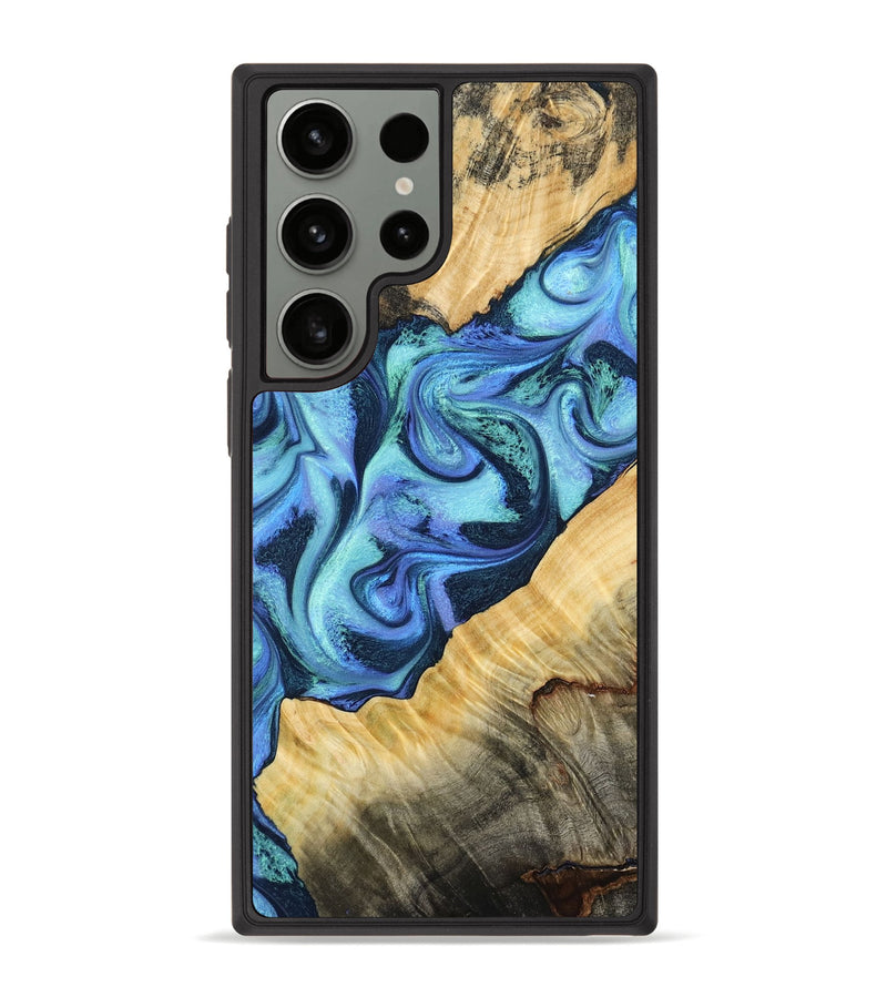 Galaxy S23 Ultra Wood Phone Case - Roslyn (Blue, 786566)