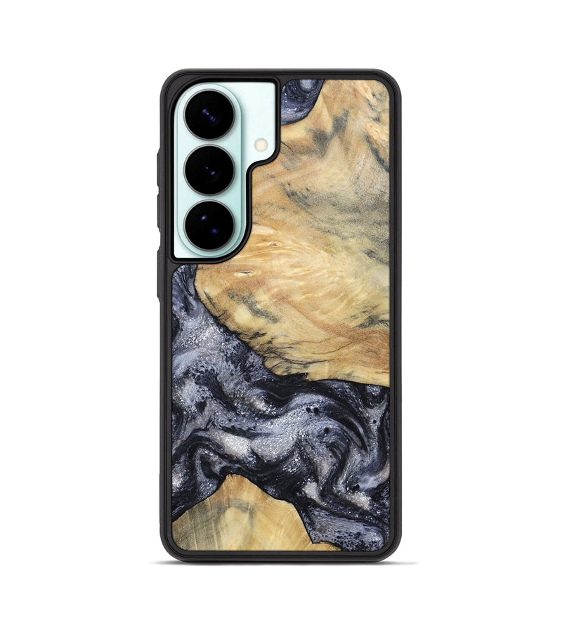 Galaxy S26 Wood Phone Case - Kaaren (Black & White, 786665)