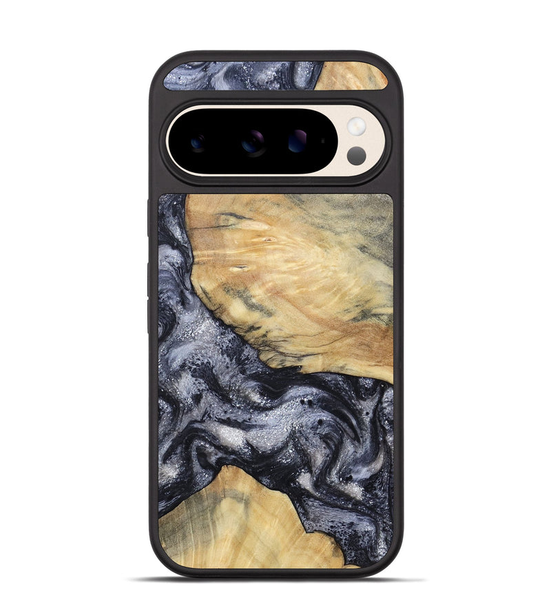 Pixel 10 Pro Wood Phone Case - Kaaren (Black & White, 786665)