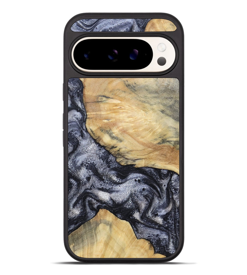 Pixel 10 Pro XL Wood Phone Case - Kaaren (Black & White, 786665)