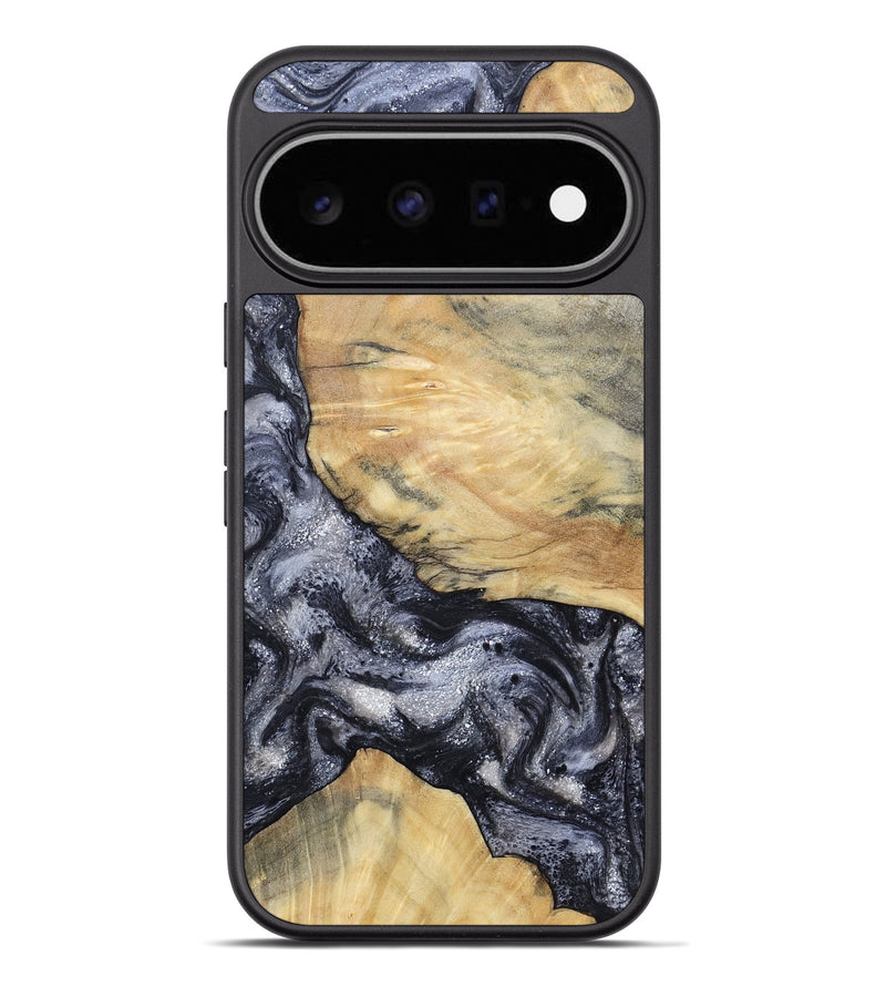 Pixel 11 Pro XL Wood Phone Case - Kaaren (Black & White, 786665)