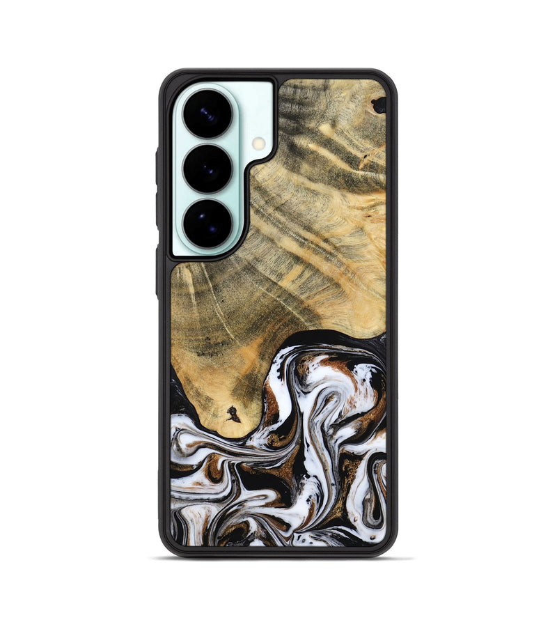 Galaxy S26 Wood Phone Case - Lacy (Black & White, 786668)