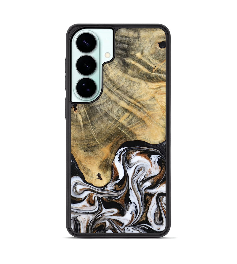 Galaxy S26 Plus Wood Phone Case - Lacy (Black & White, 786668)