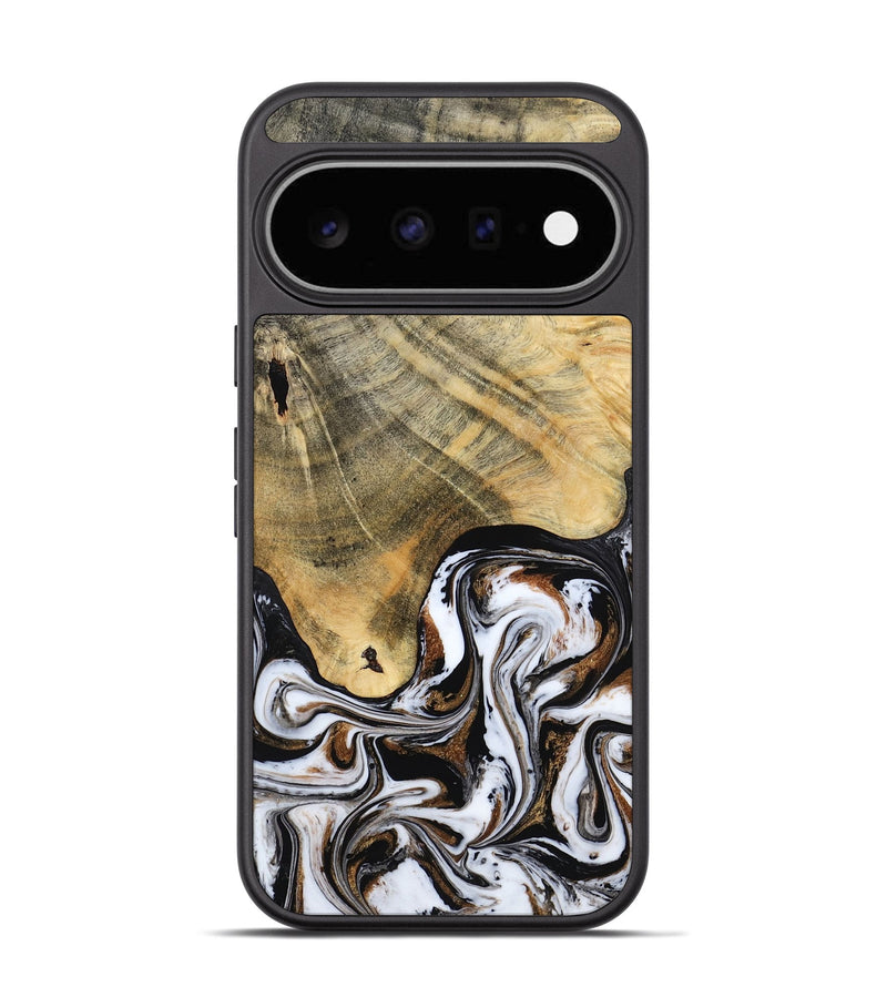 Pixel 11 Wood Phone Case - Lacy (Black & White, 786668)
