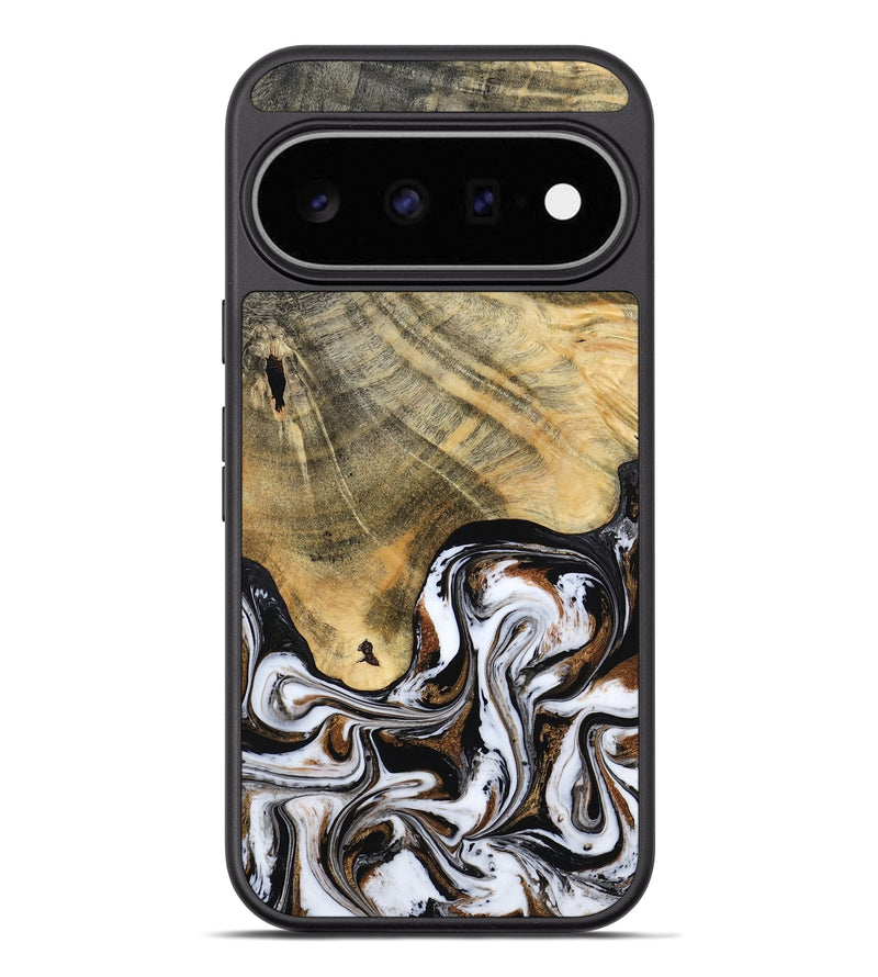 Pixel 11 Pro XL Wood Phone Case - Lacy (Black & White, 786668)