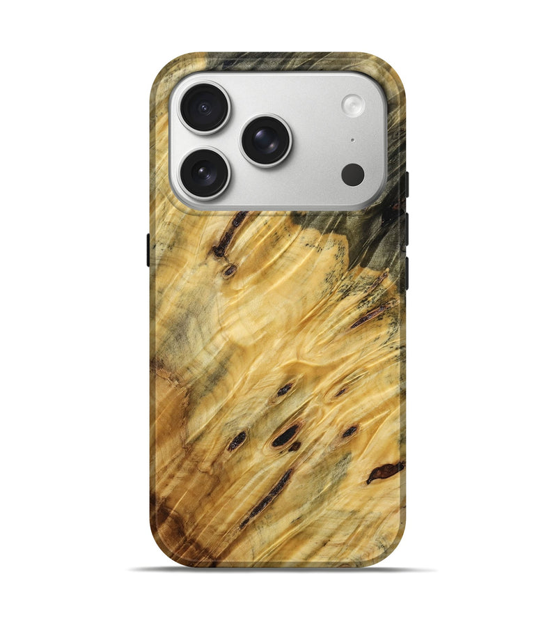 iPhone 17 Pro Wood Live Edge Phone Case - Sasha (Wood Burl, 786764)