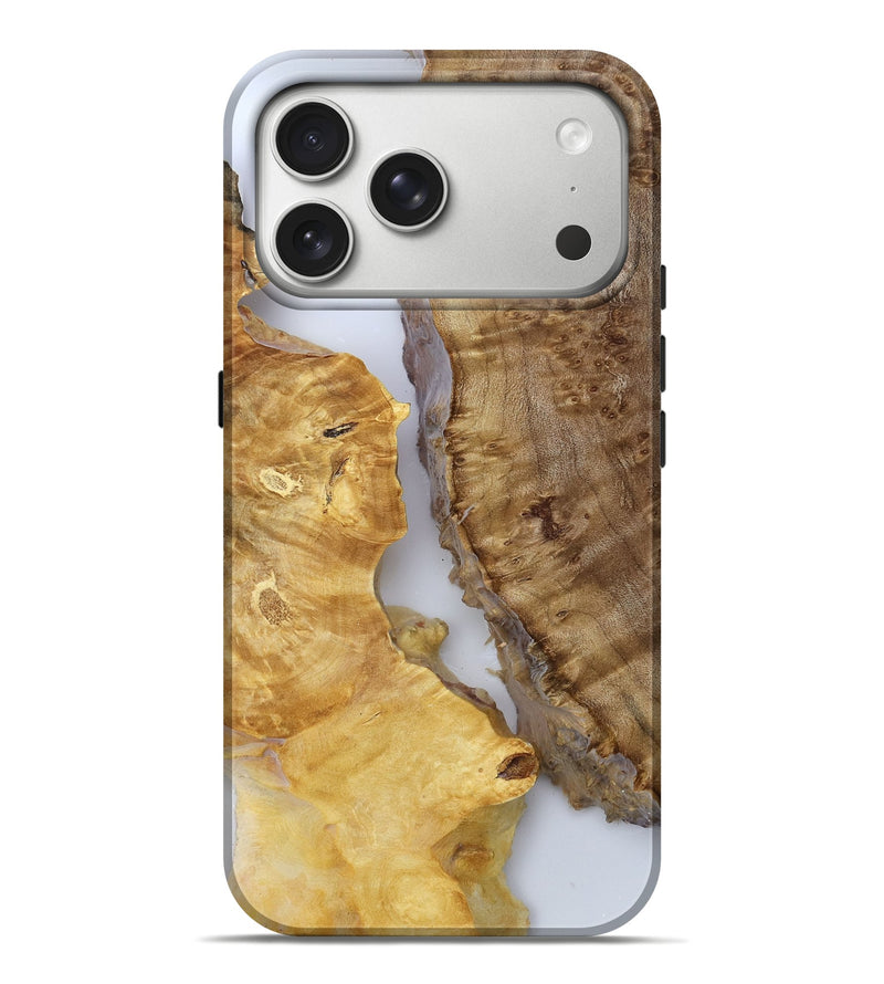 iPhone 17 Pro Max Wood Live Edge Phone Case - Andy (Clear, 786765)