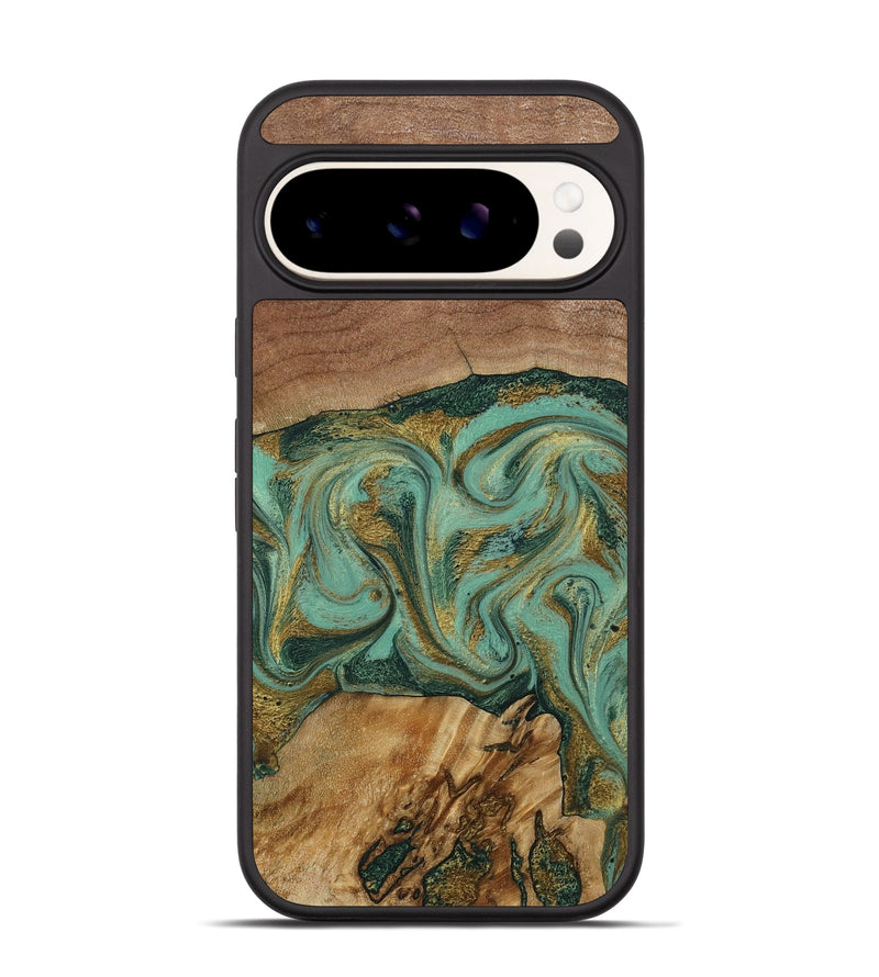 Pixel 9 Wood Phone Case - Doc (Green, 786839)