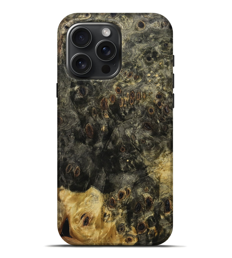 iPhone 16 Pro Max Wood Live Edge Phone Case - Aiyana (Wood Burl, 786960)