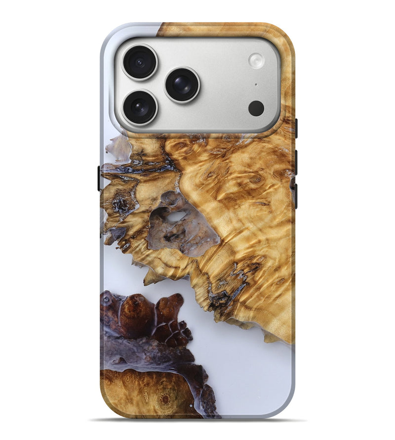 iPhone 17 Pro Max Wood Live Edge Phone Case - Akira (Clear, 786973)