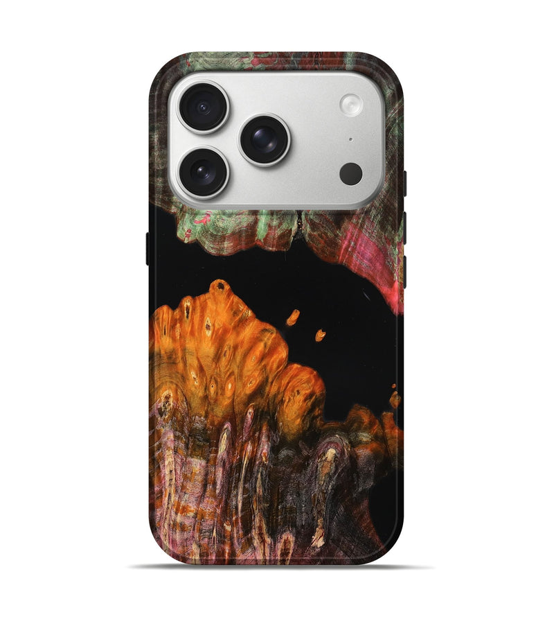 iPhone 17 Pro Wood Live Edge Phone Case - Johanna (Wood Burl, 786975)