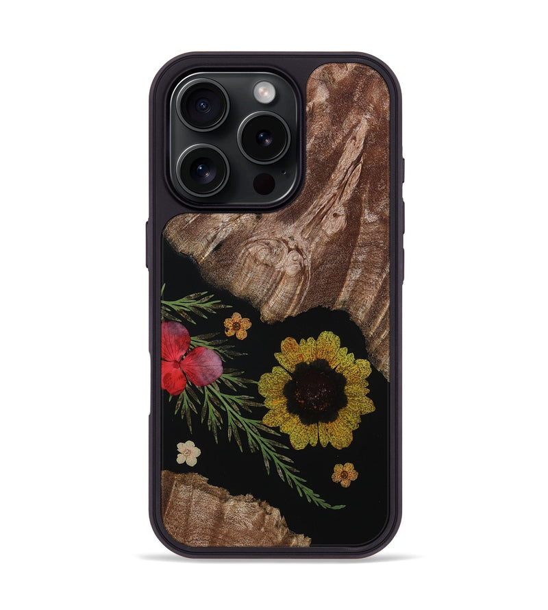 iPhone 16 Pro Wood Phone Case - Jerrica (Bloom, 786994)