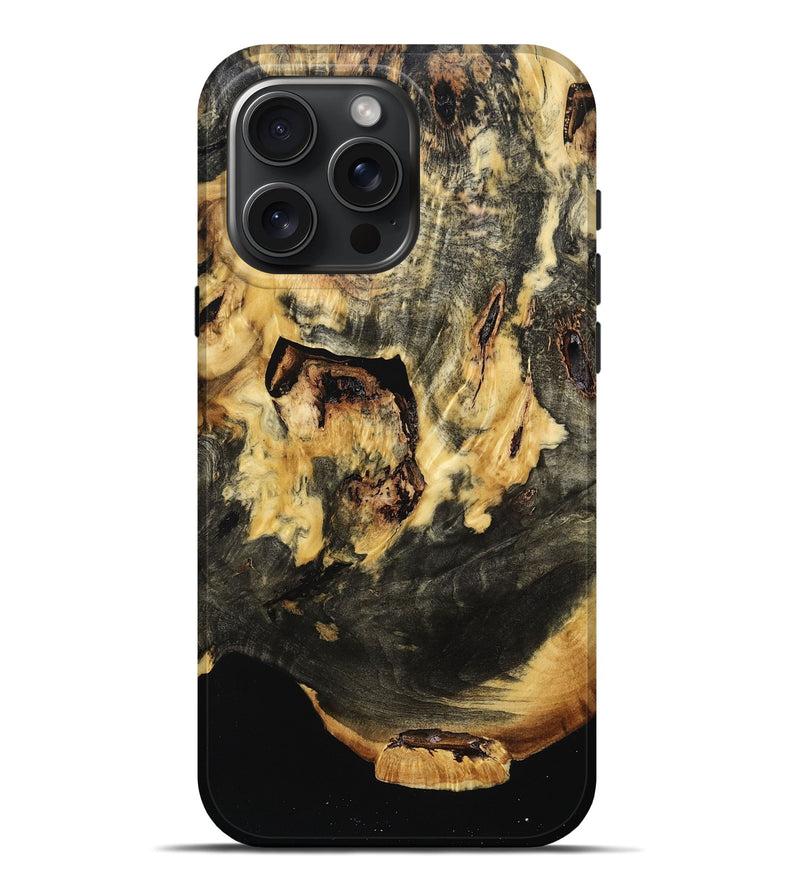 iPhone 16 Pro Max Wood Live Edge Phone Case - Taryn (Wood Burl, 787003)