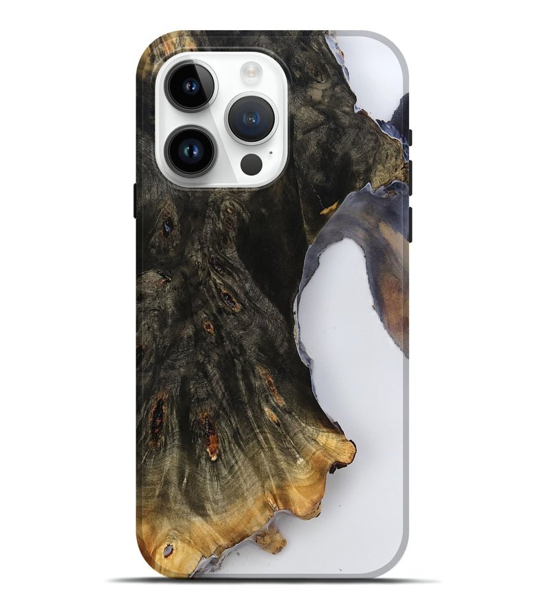 iPhone 15 Pro Max Wood Live Edge Phone Case - Arlo (Clear, 787029)