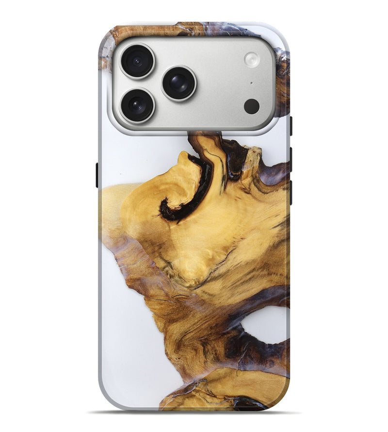 iPhone 17 Pro Max Wood Live Edge Phone Case - Dior (Clear, 787034)