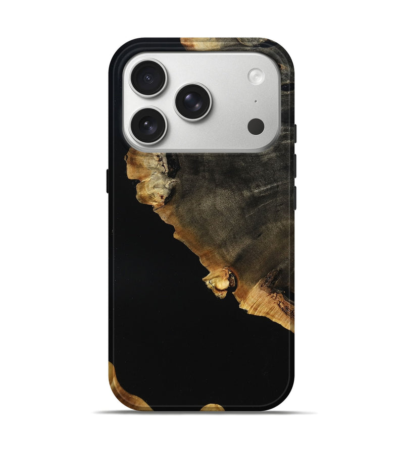 iPhone 17 Pro Wood Live Edge Phone Case - Denisha (Wood Burl, 787041)