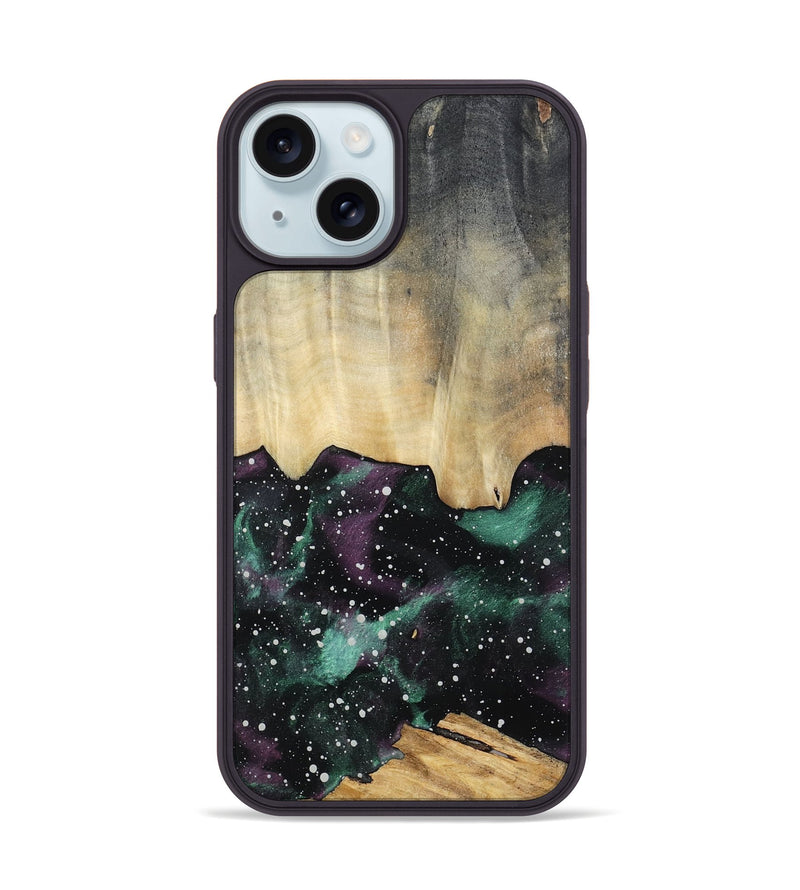iPhone 15 Wood Phone Case - Tate (Cosmos, 787095)